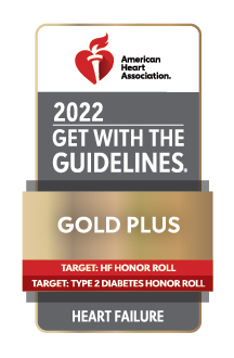 2022 American Heart Association Get with the Guidelines Heart Failure Badge