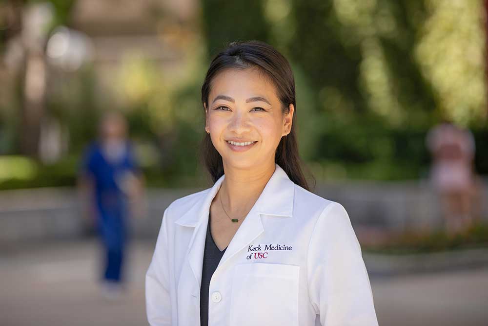 Dr. Lindsay Hwang, a radiation oncologist at Keck Medicine of USC