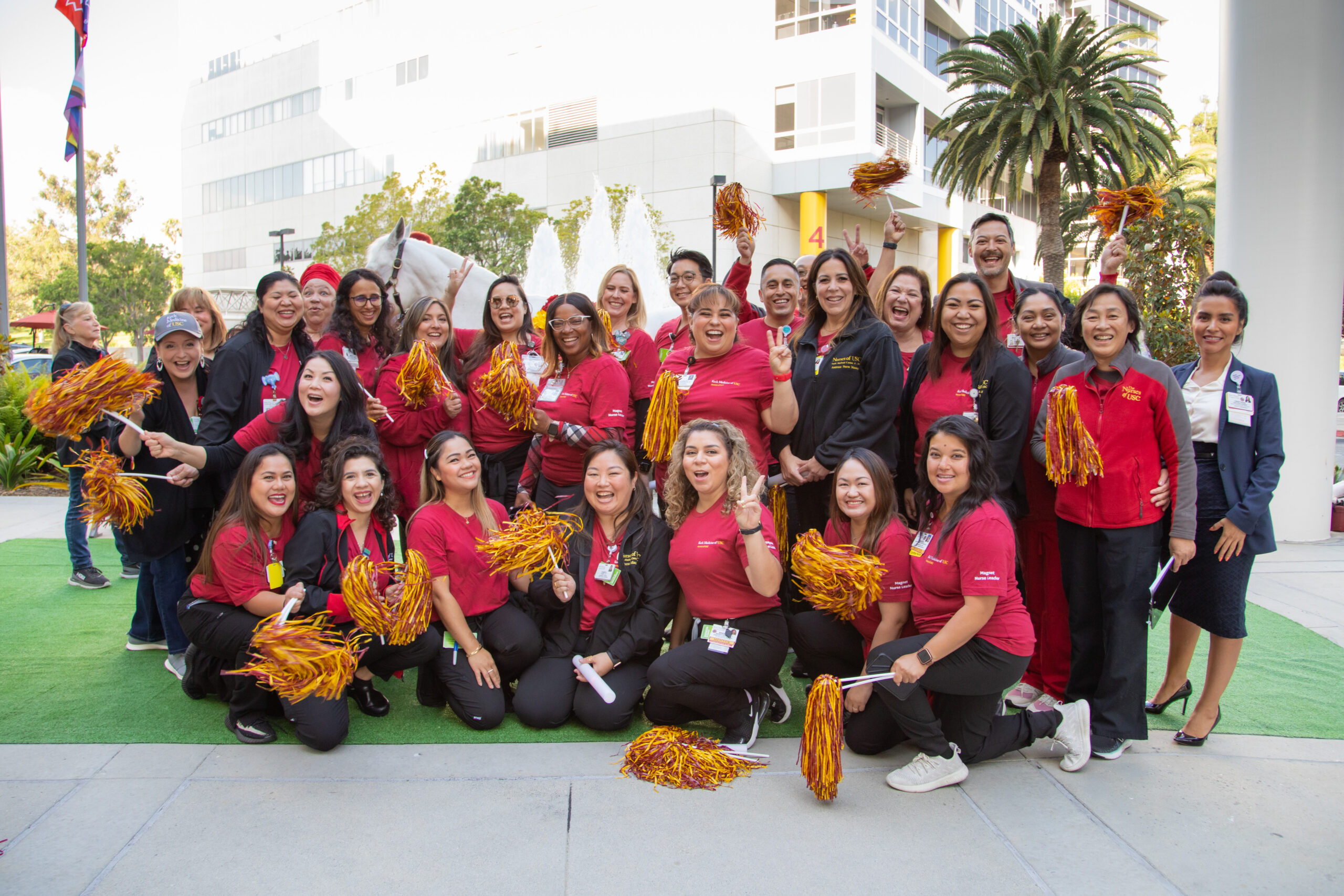 Photo of Keck Medicine of USC team members
