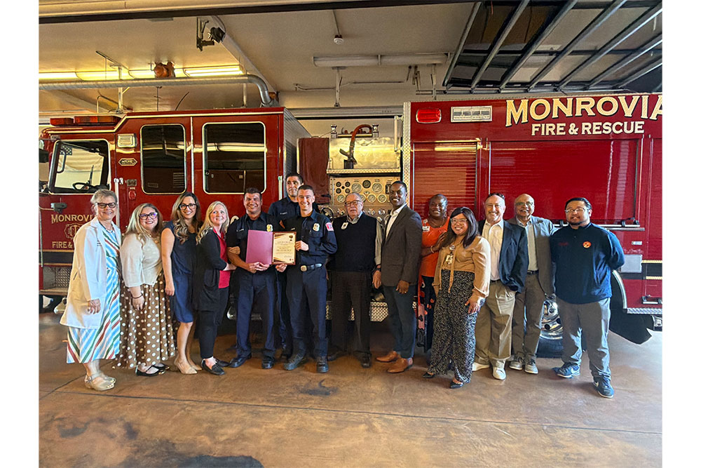 USC Arcadia Hospital honors local fire departments for quick stroke response times